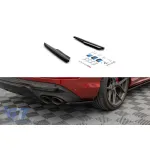 Extensii laterale Maxton Design potrivite pentru bara spate S-Line a Audi Q7 S-Line, SQ7 2019-2023, lac negru Performance AutoTuning