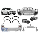 Pachet M potrivit pentru BMW X3 F25 2010-2013 conversie la F25 LCI 2014-2017 Performance AutoTuning