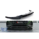 Spoiler Maxton Design potrivit pentru bara frontală a Audi Q8 după 2023, lac negru Performance AutoTuning