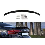 Spoiler tip S8 Maxton Design potrivit pentru Audi A8 D4 2013-2017, lac negru Performance AutoTuning