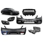Un pachet de design tip S63 potrivit pentru Mercedes S-Class W222 2017-2020 cu faruri LED, fără praguri laterale Performance AutoTuning
