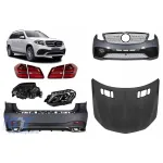Un pachet de design tip GLS63 potrivit pentru Mercedes GL X166 2011-2015 conversie la GLS X166 Performance AutoTuning