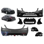 Pachet de tuning tip B design potrivit pentru Mercedes S-Class W222 2017-2020, fără praguri Performance AutoTuning