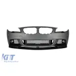 Bumper frontal M Performance Design Design potrivit pentru BMW Seria 5 F10 sedan, F11 break 2010-2013 cu PDC, cu duze de spălare, cu faruri de ceață Performance AutoTuning