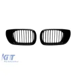 Grile rinichi cu nervuri unice vopsite în negru, potrivite pentru BMW Seria 3 E46 sedan, E46 touring 2002-2005 Performance AutoTuning