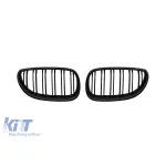 Grile rinichi negre mate tip M5 potrivite pentru BMW Seria 5 E60 sedan, E61 break 2004-2010 Performance AutoTuning