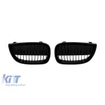 Grile rinichi negre potrivite pentru BMW Seria 1 E81, E87 2004-2007 Performance AutoTuning