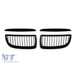 Grile rinichi negre potrivite pentru BMW Seria 3 E90 sedan, E91 touring 2005-2008 Performance AutoTuning