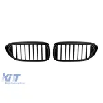 Grile rinichi negre potrivite pentru BMW Seria 5 G30, G31, G38 2017-2020 Performance AutoTuning