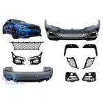 Pachet M Performance Design Design potrivit pentru BMW Seria 3 G20 sedan după 2019 cu PDC, fără ACC, fără lumini de ceață, fără praguri -o--o- Performance AutoTuning