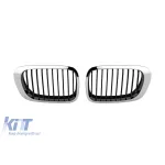 Răcire crom/negru potrivită pentru BMW Seria 3 E46 coupe, cabrio 1999-2003 Performance AutoTuning