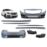 Un pachet de design tip A45 potrivit pentru Mercedes Clasa A W176 hatchback 2012-2018 Performance AutoTuning