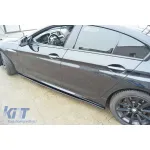 Adăugiri Maxton Design pentru praguri M Technik potrivite pentru BMW Seria 6 Gran Coupe F06 după 2013, lac negru Performance AutoTuning