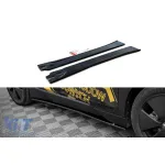 Adăugiri Maxton Design potrivite pentru pragurile BMW i3 2017-2022, lac negru Performance AutoTuning