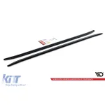 Aditive Maxton Design potrivite pentru praguri M pentru BMW Seria 7 F01 2008-2013, culoare carbon Performance AutoTuning