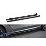 Aditive Maxton Design versiunea 2 pentru praguri BMW X6 G06 după 2023, lac negru Performance AutoTuning