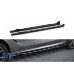 Aditive Maxton Design versiunea 2 pentru praguri BMW X6 G06 după 2023, lac negru Performance AutoTuning