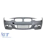 Bara frontală M Technik potrivită pentru BMW Seria 3 F30 sedan, F31 touring 2011-2019 cu PDC, cu duze de spălare, fără lumini de ceață Performance AutoTuning