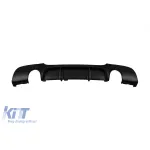 Difuzor tip 335 performance potrivit pentru bara spate M Technik pe BMW Seria 3 E90 sedan, E91 break 2004-2011 -o---o- Performance AutoTuning