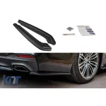Extensii laterale Maxton Design potrivite pentru bara spate M Technik pe BMW Seria 5 G30, G31 după 2017, lac negru Performance AutoTuning