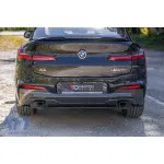 Extensii laterale Maxton Design potrivite pentru bara spate M Technik pentru BMW X4 G02 după 2018, lac negru Performance AutoTuning
