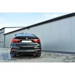 Extensii laterale Maxton Design potrivite pentru bara spate M Technik pentru BMW X6 F16 dupa 2014, lac negru Performance AutoTuning