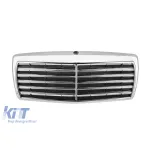 Grilă crom/neagră potrivită pentru Mercedes C-Class W201 190 1988-1993 Performance AutoTuning