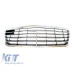 Grilă crom/neagră potrivită pentru Mercedes E-Class W210 1999-2002 Performance AutoTuning