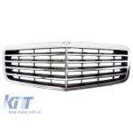 Grilă crom/neagră potrivită pentru Mercedes E-Class W211 2007-2009 Performance AutoTuning