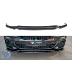 Spoiler Maxton Design potrivit pentru bara de protecție frontală M Technik pentru BMW X5 G05 după 2018, lac negru Performance AutoTuning