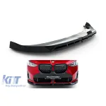 Spoiler Maxton Design potrivit pentru bara frontală a BMW X3 G45 cu pachet M după 2024, lac negru Performance AutoTuning