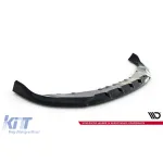 Spoiler Maxton Design versiunea 1 potrivit pentru bara frontală a BMW Seria 7 G70 după 2022, lac negru Performance AutoTuning