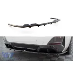 Spoiler Maxton Design versiunea 1 potrivit pentru bara spate a BMW i4 G26 cu pachet M după 2021, lac negru Performance AutoTuning