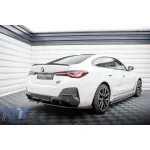Spoiler Maxton Design versiunea 2 potrivit pentru bara spate a BMW i4 G26 cu pachet M după 2021, lac negru Performance AutoTuning
