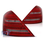 Stopuri LED de tuning potrivite pentru Mercedes S-Class W221 2006-2009 cu semnalizator alb Performance AutoTuning