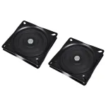 Suporturi rotative scaune barcă 2 buc. 160x160x2,5 mm standard GartenMobel Dekor