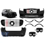 Kit de tuning tip BRBS GLS900 potrivit pentru Mercedes GLS X167 SUV 2020-2021, 2022, 2023 cu elemente negre lucioase Performance AutoTuning