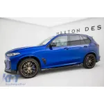Set de splitter-e din fibră de carbon prepreg Maxton Design potrivite pentru BMW X5 M-Pack G05 Facelift după 2023 Performance AutoTuning