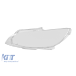Sticlă stângă pentru far, potrivită pentru BMW Seria 3 E92 Coupé, E93 Cabriolet 2007-2009 Performance AutoTuning