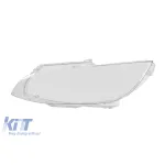 Sticlă stângă pentru far, potrivită pentru BMW Seria 3 E92 Coupé, E93 Cabriolet 2007-2009 Performance AutoTuning