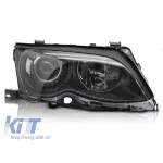 Far xenon drept potrivit pentru BMW Seria 3 E46 sedan, break 2001-2005 cu bază neagră Performance AutoTuning