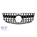 Grilă tip GT crom/neagră potrivită pentru Mercedes GLK X204 2013-2015 Performance AutoTuning