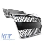 Grilă tip RS cromată potrivită pentru Audi TT coupe, cabrio 2006-2014 Performance AutoTuning