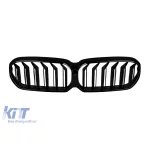 Grile rinichi cu fante duble în lac negru potrivite pentru BMW Seria 5 G30 sedan, G31 touring după 2020 Performance AutoTuning