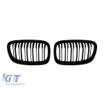 Răcitoare cu fante duble în lac negru potrivite pentru BMW Seria 1 F20 cu 5 uși, F21 cu 3 uși 2011-2015 Performance AutoTuning