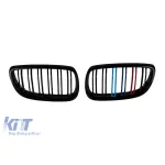 Răcitor cu nervuri duble vopsit în negru cu decorare M, potrivit pentru BMW Seria 3 E92 Coupe, E93 Cabriolet 2006-2009 Performance AutoTuning
