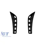 Adăugiri Aero potrivite pentru fața A Design-Line a Mercedes GLC X253 2020-2023, lac negru Performance AutoTuning