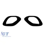 Aditive tip 63 potrivite pentru grilele laterale în bara de protecție frontală A Design-Line a Mercedes C-Class W206, S206 după 2021, lac negru Performance AutoTuning