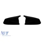 Capace tip M pentru oglinzi potrivite pentru BMW Seria 5 E60, E61 2007-2010, Seria 5 GT F07 2009-2013, Seria 7 F01, F02 2008-2011, lac negru Performance AutoTuning