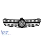 Grilă neagră tip A Design potrivită pentru Mercedes CLS C219 2004-2008 Performance AutoTuning